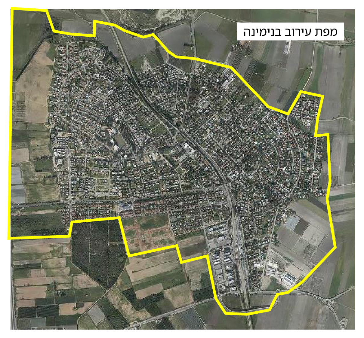 מפת עירוב - בנימינה